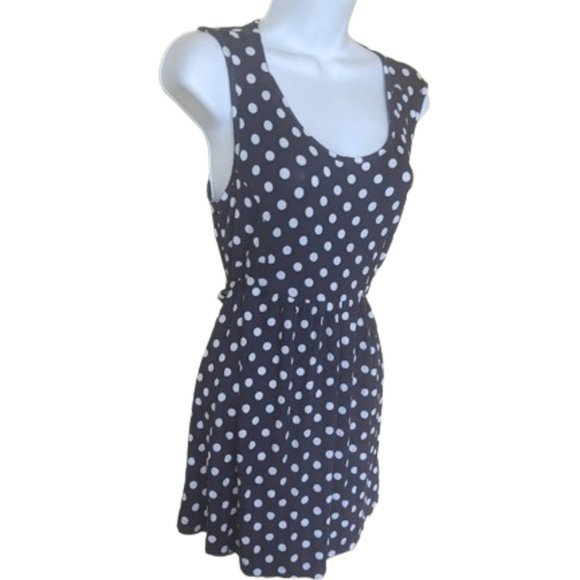 Black White Polka Dot MATERNITY Top Size Large NEW NWT - Picture 2 of 2